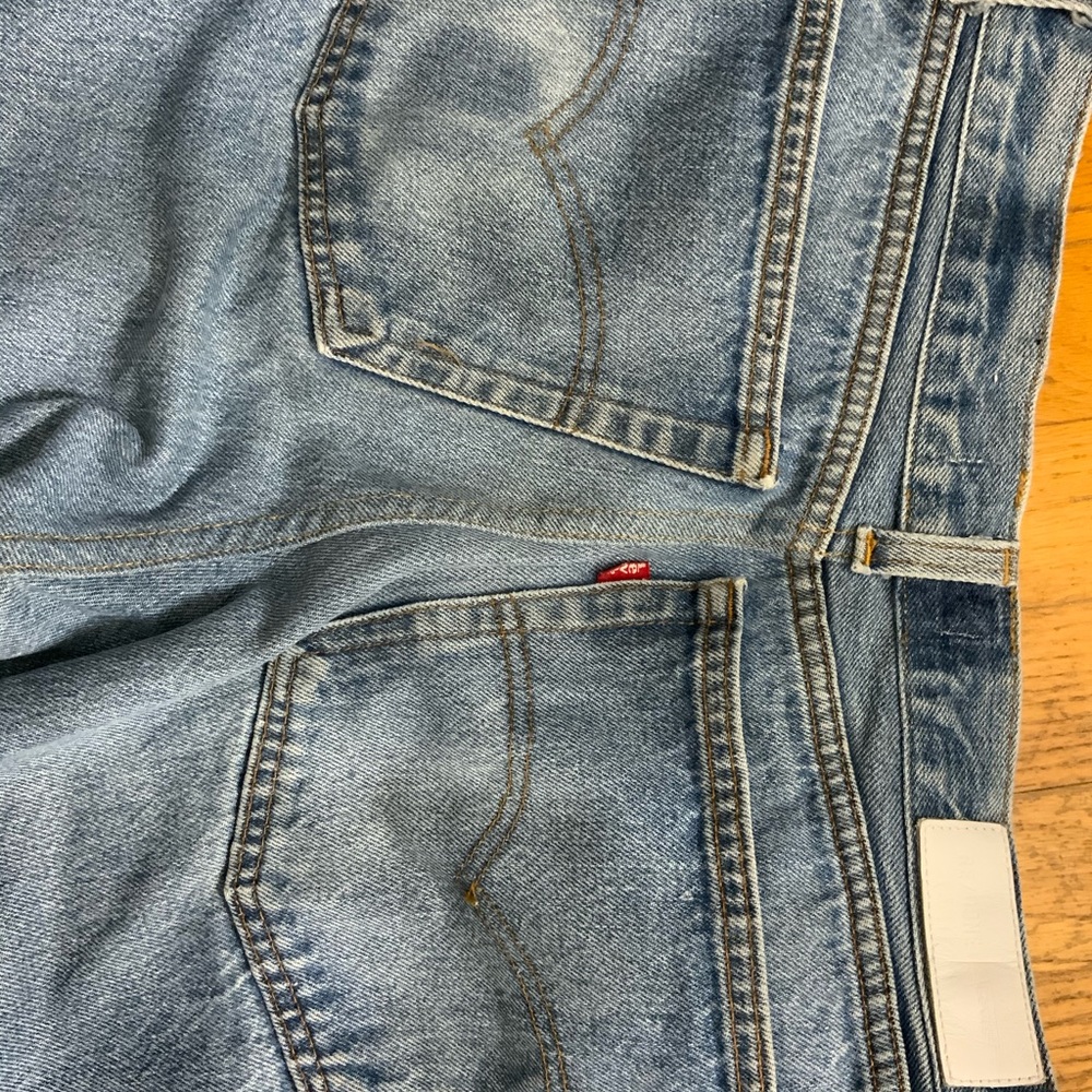 Re/Done Levi’s High Rise Ankle Crop 26 RARE - Picture 8 of 16